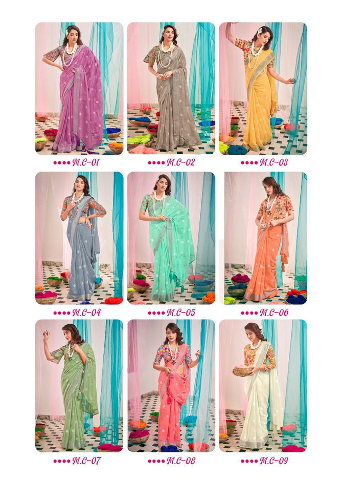 Shreyans Mashroo Designer Sarees Catalog
